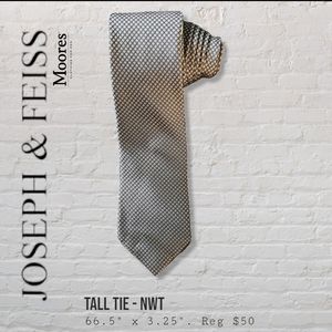 Joseph & Feiss Tall Silver Necktie